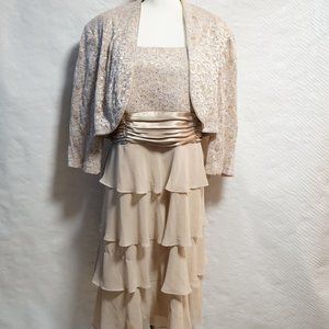 Dressbarn Collection Beige Size 24W
